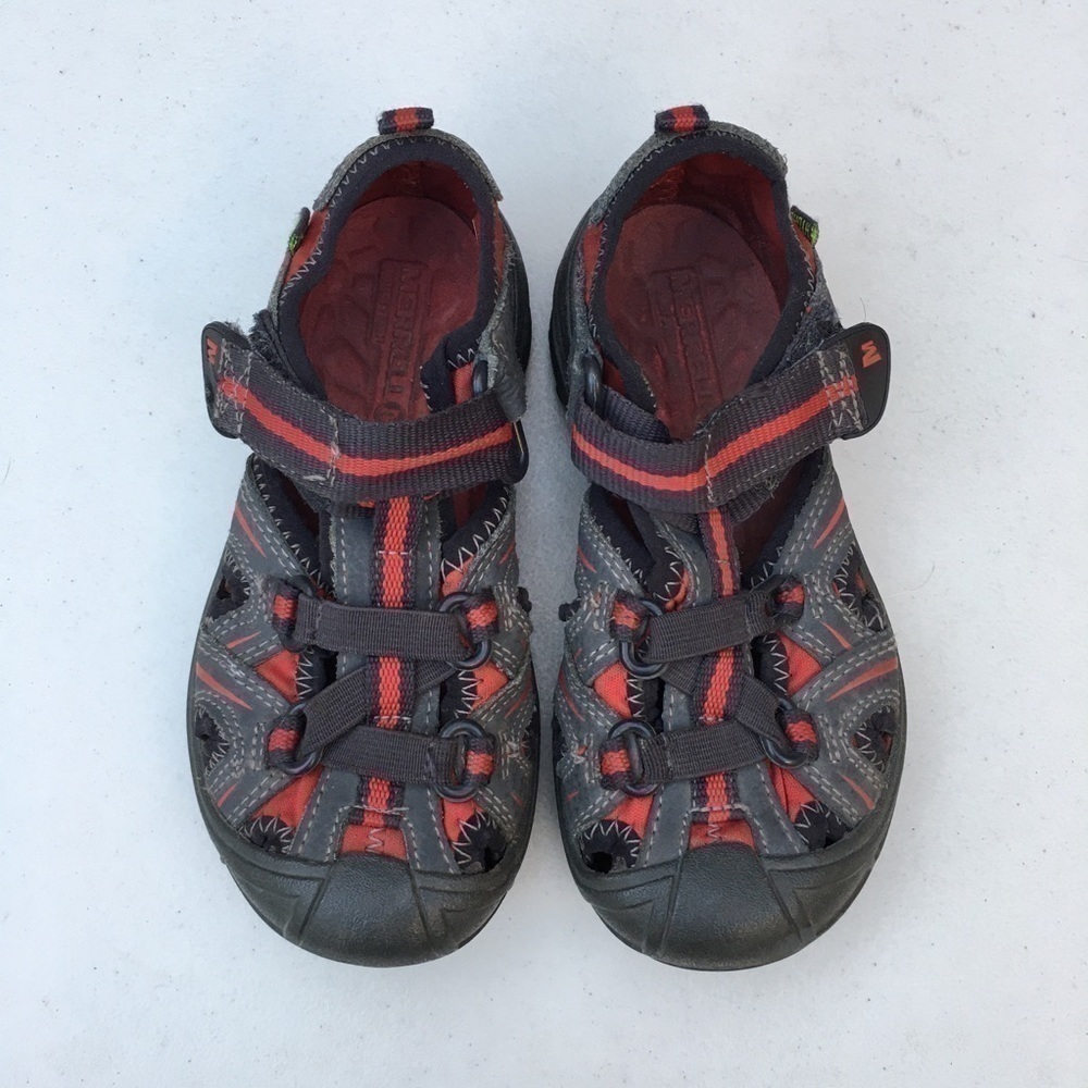 Merrell Little Kid’s Hiking Trekking Hydro Water Sandals Size 10